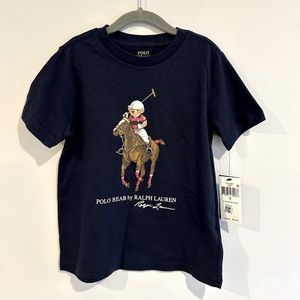 Ralph Lauren Kids Polo Bear Cotton Jersey Tee Size 5
